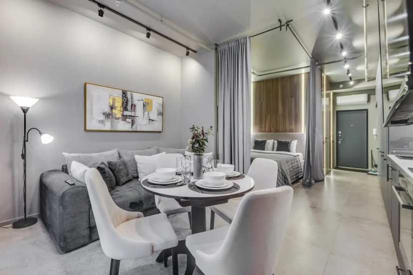 Апартаменты Премиум с Видом на Город Business Apartments — отель с удобствами в Москве
