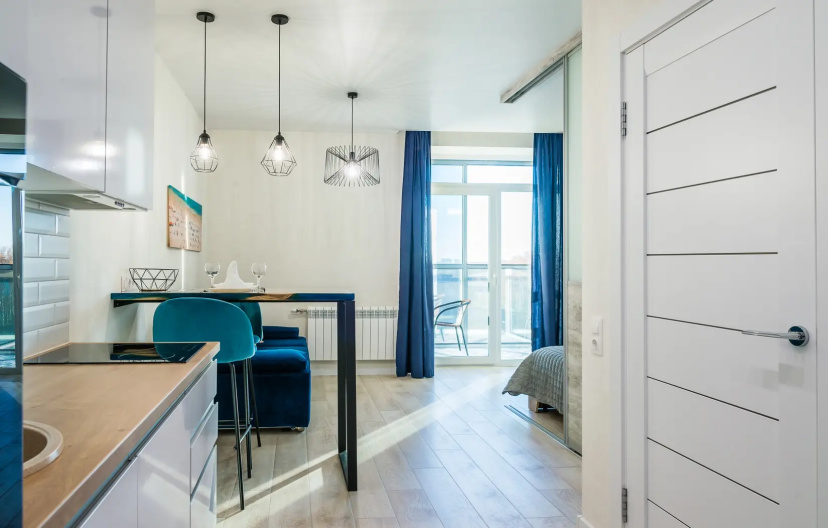 Apartamenty Rumer v elitnom zilom komplekse s vidom na ozero — отель в Минске, Беларусь