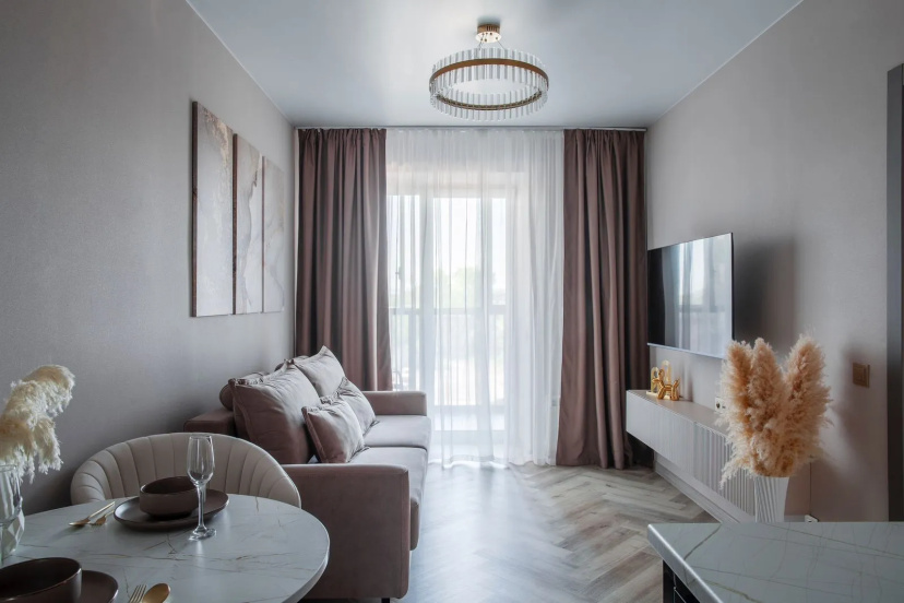 Апартаменты Краслофт в ЖК Бульвар Цветов на 4 человек — отель с удобным расположением в Красноярске