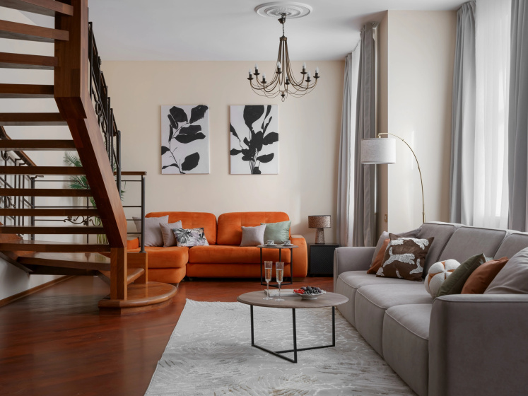 Квартира GM Apartments Шикарная двухуровневая у Арбата — комфортный отель в Москве