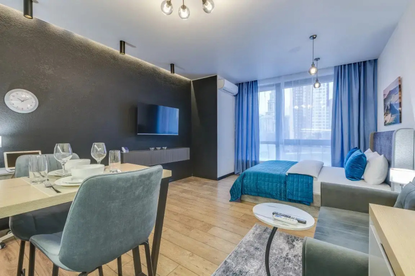 Apartments Polyuks S Vidom Na Gorod Business Apartments — отель с удобствами в Москве