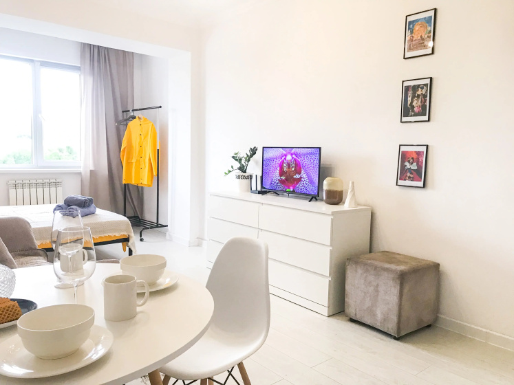 Apartamenty ADT Beige and white — отель с удобным расположением в Алматы