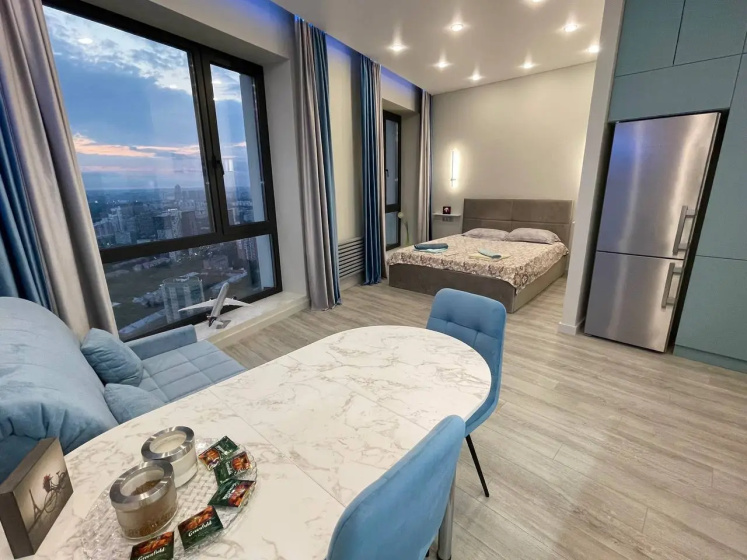 Квартира Видовая в ЖК Wellton Towers — отель с удобствами в Москве