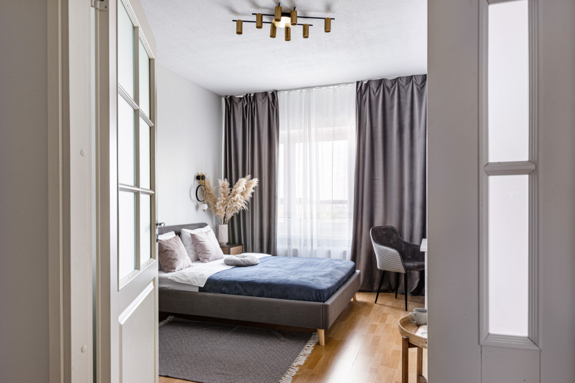 Квартира Сканди однокомнатные Piter Apartments с кондиционером — отель с удобным расположением в Санкт-Петербурге
