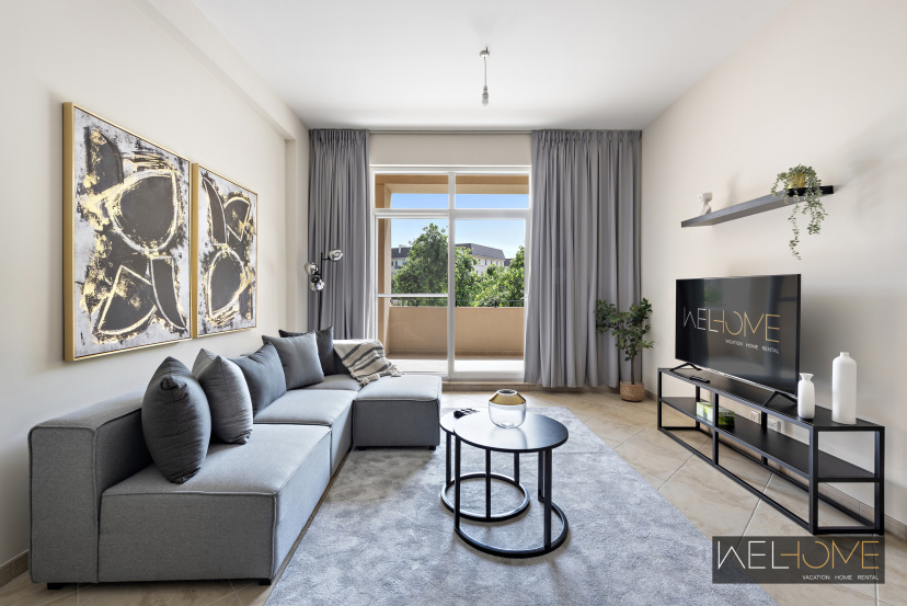 Апартаменты WelHome - Prime Apartment With Balcony Amidst Lively Area — комфортный отель в Дубае