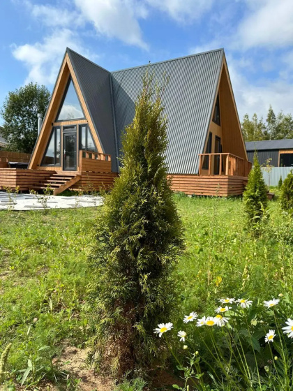 Гостевой дом A-Frame Family 3 — отель с удобствами в Коломне