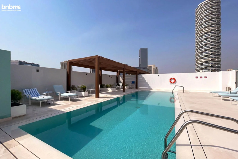 Апартаменты bnbmehomes | Modern Luxury Studio in heart of JVC-419 — отель в Дубае, Объединенные Арабские Эмираты