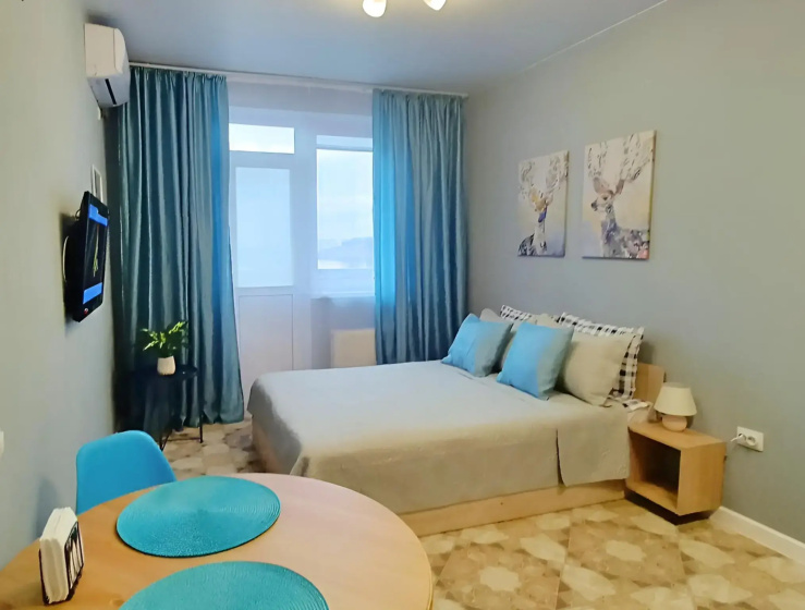 Цены на Квартира Уютная студия на Заполярной рядом с микрохирургией глаза, ККБ 2 в Краснодаре