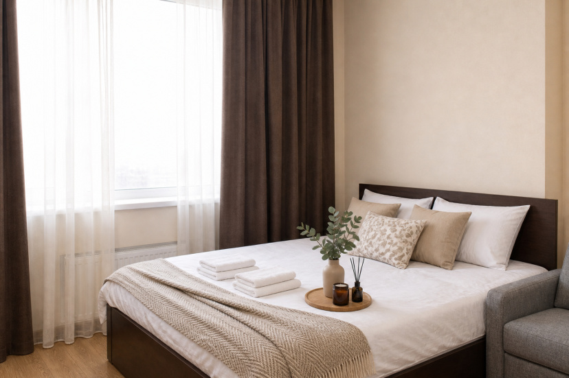 Apartamenty SolorApartments - Rodnye prostory — отель с удобствами в королеве