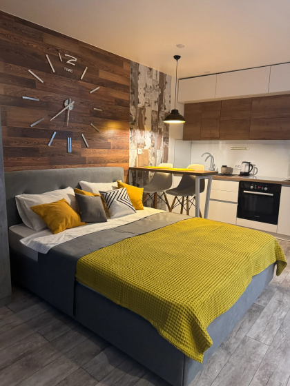 Квартира премиум класса с дизайнерским ремонтом Shumiloff Apartments — комфортный отель в Ульяновске