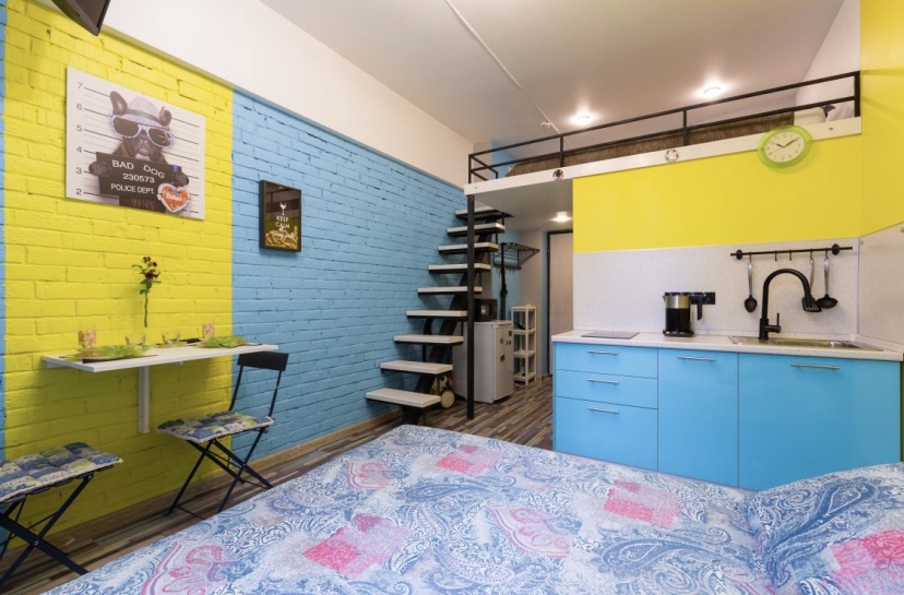 Апартаменты Bussi Suites Loft two levels cozy studio - Exclusive — отель в Москве, Россия