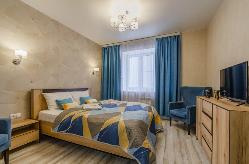 Apartamenty 3 komn kvartira na zalive — отель в Чебоксарах, Россия