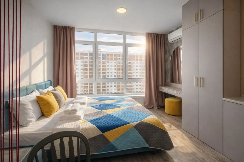 Apartamenty Listva v elitnom ZK radom so Znamenskim Soborom i Gubernatorskoj kadetskoj skoloj MCS na Micurina 58/1 — отель с удобным расположением в Кемерове