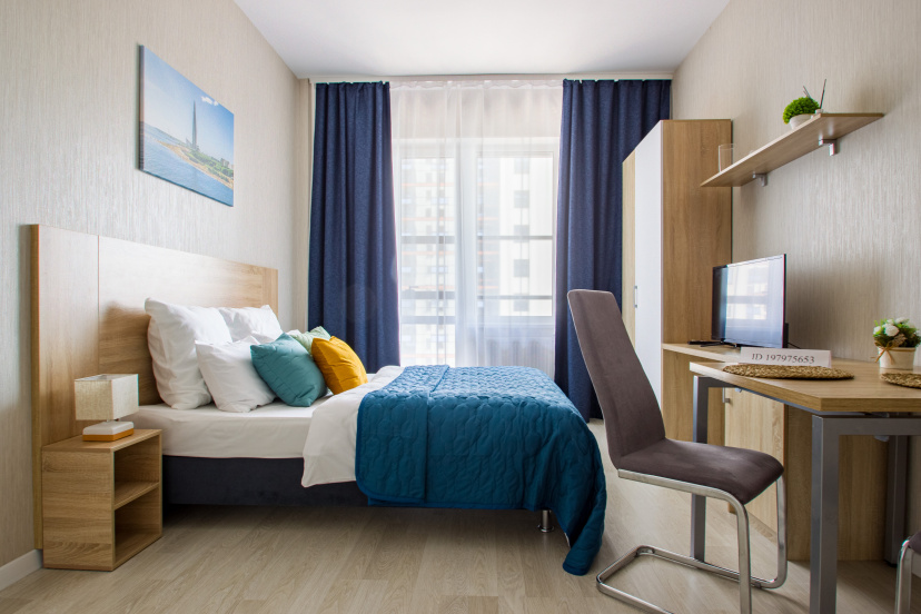 Апартаменты Студия Natalie Apartments Пулковское шоссе 14с6 — отель с удобствами в Санкт-Петербурге