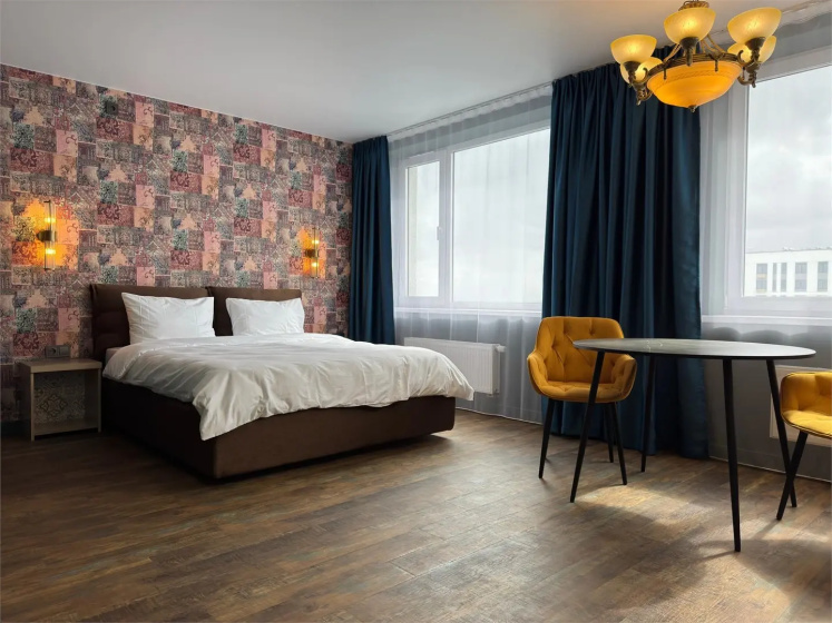 Apartamenty 23 etaz s vidom na gorod — отель с удобным расположением в Тюмени