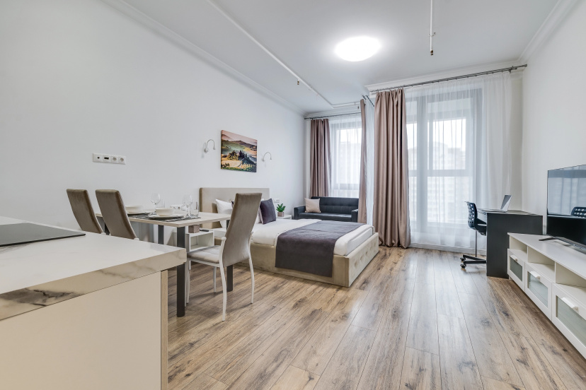 Апартаменты Стандартные с Красивым Видом и Балконом Business Apartments — отель с удобствами в Москве