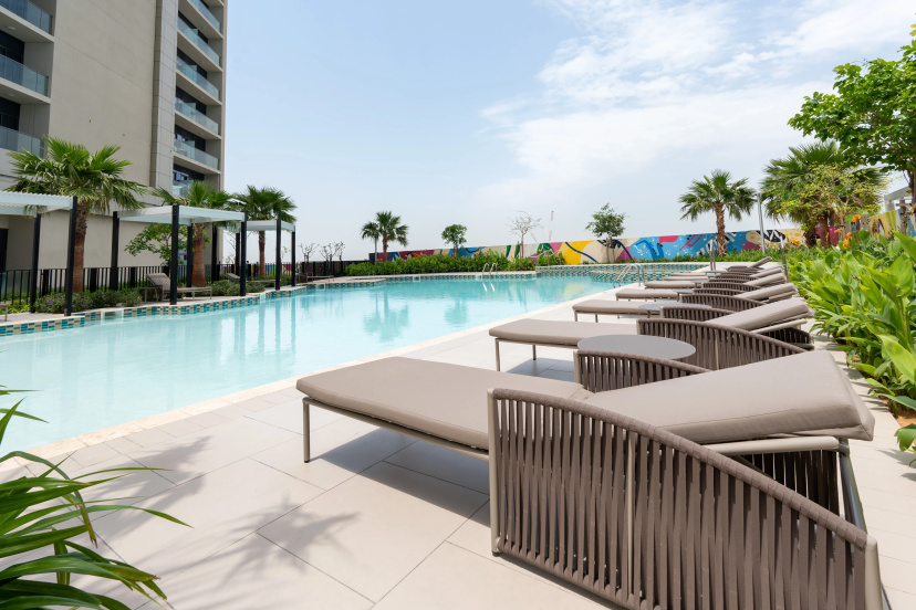 Апартаменты Keyrock Living: Luxe 2BR in Business Bay — комфортный отель в Дубае