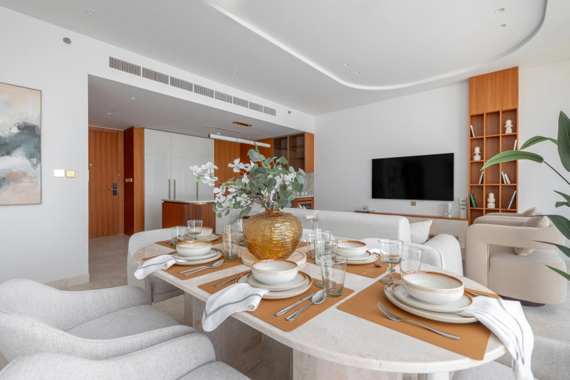 Апартаменты Premium 2BR | Palm Jumeirah | Private Beach | Fully Furnished — отзывы гостей и цены