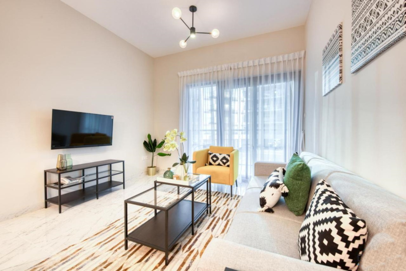 Апартаменты Elite LUX Holiday Homes - Stylish 1 BR + Pool & World Class Gym in Dubai South — отель в Дубае, Объединенные Арабские Эмираты