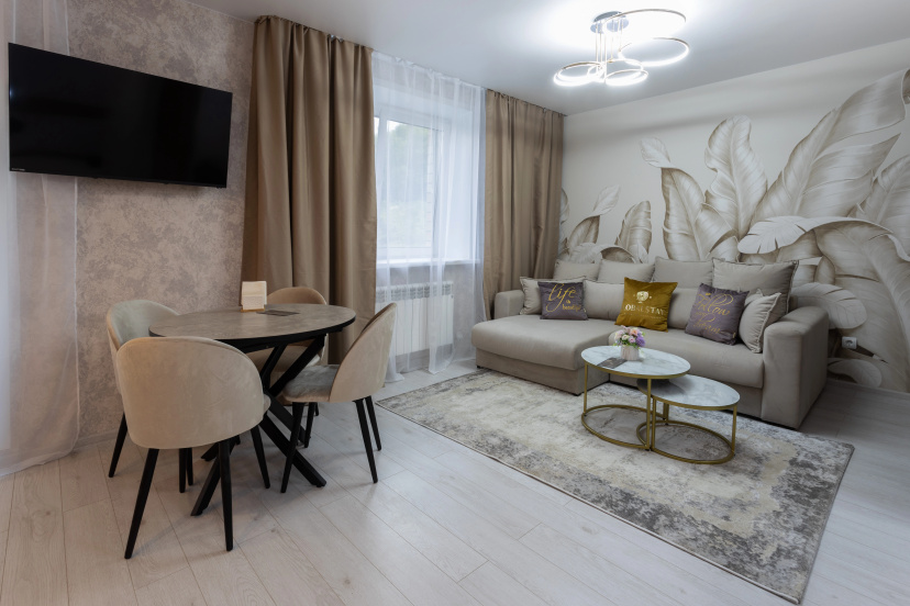 Apartamenty GLOBALSTAY 2-h Komnatnaa kvartira s Saunoj na Nabereznoj Dnepra — отель в Смоленск, Россия