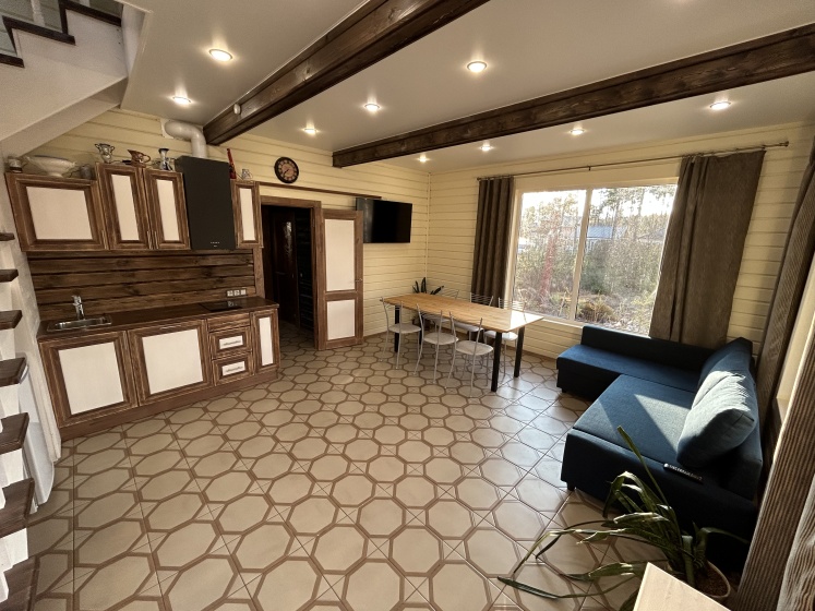 Brusnichny Kottedzh S Saunoy Private house — забронировать отель в Санкт-Петербурге