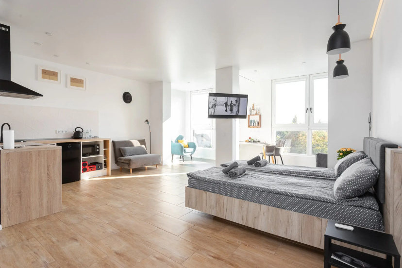 In Svetlogorsk 2 in the Spa complex Baden Baden Apartment — комфортный отель в Светлогорске