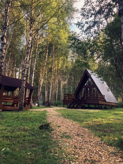 Шале A-frame Вблизи Реки Днепр — комфортный отель в Смоленск