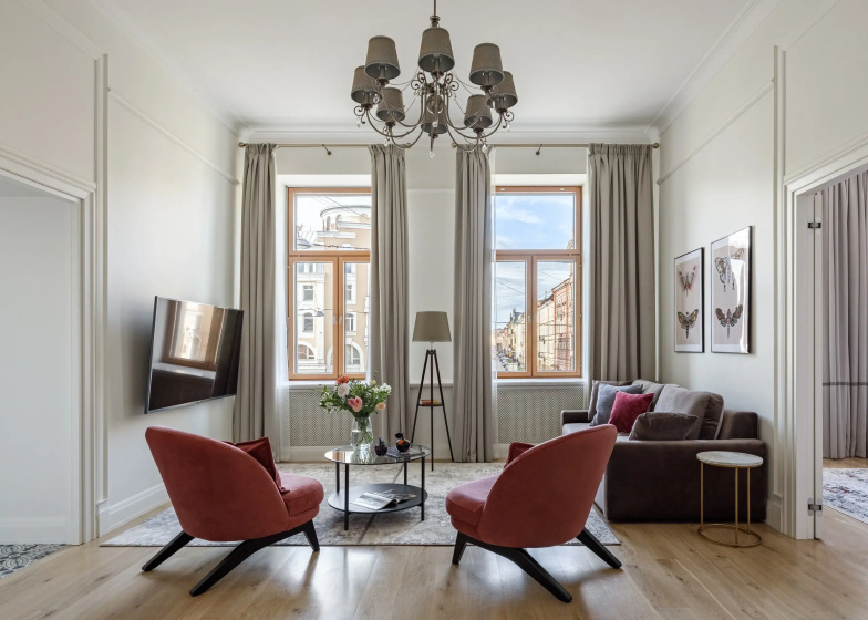 Апартаменты Minin Apartments на Белинского 120 кв.м. — забронировать отель в Санкт-Петербурге