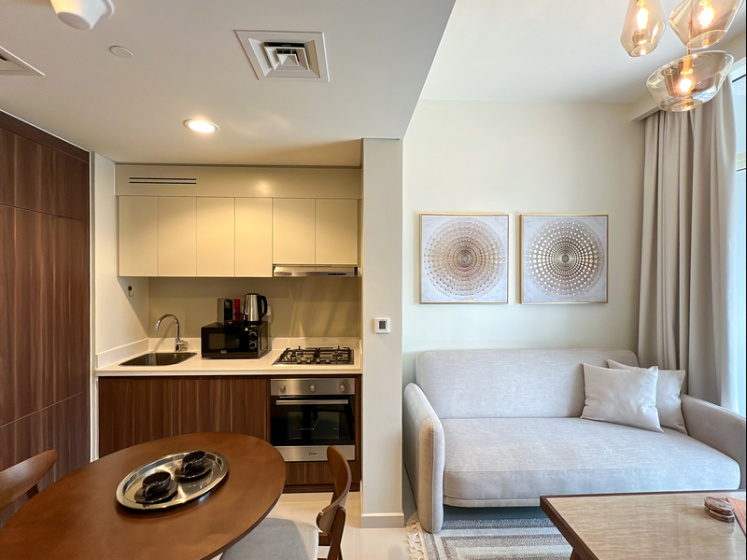 Апартаменты Keyrock Living 1BR at Reva Residence — отель в Дубае, Объединенные Арабские Эмираты