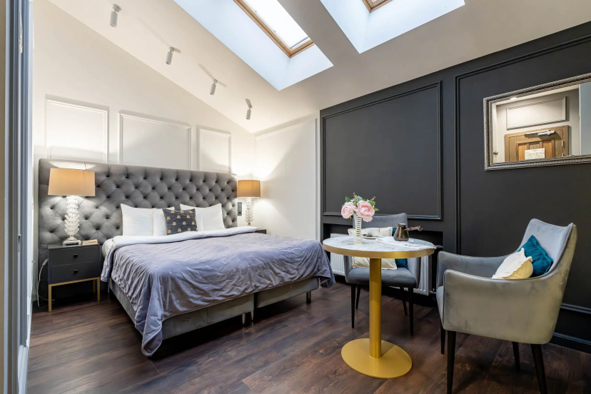 Апартаменты Sergeew Apartments Премиум в апарт-отеле Аквалина — отель с удобным расположением в Санкт-Петербурге