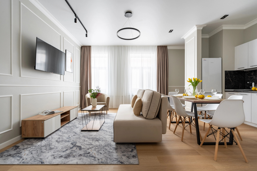 Апартаменты Let Your Flat Modern — отель с удобствами в Санкт-Петербурге