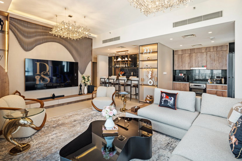 Apartamenty Luxury at Dubai Creek Harbour with Stunning Bayshore beach — отель в Дубае, Объединенные Арабские Эмираты