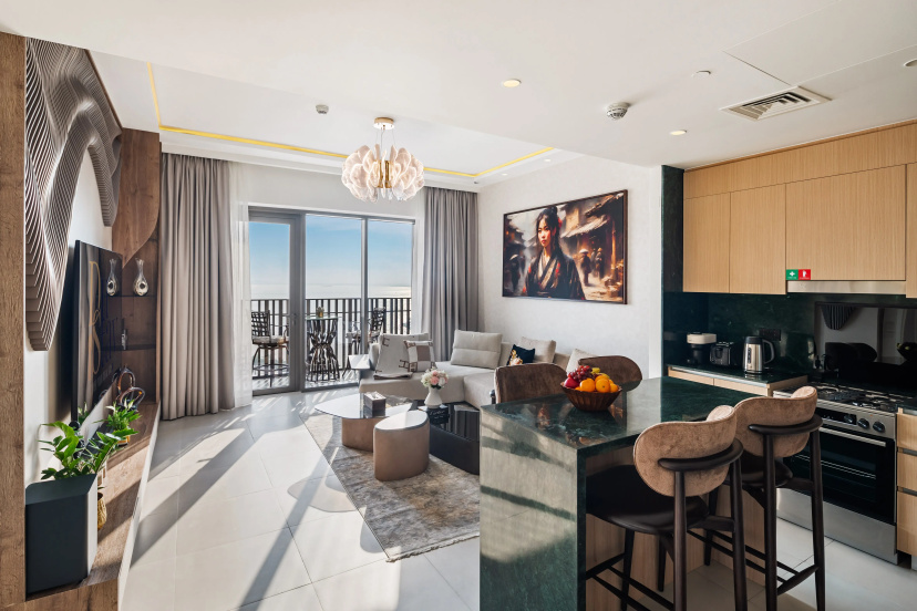 Apartamenty Luxury with breathtaking view to the city of Dubai Skyline — отель в Дубае, Объединенные Арабские Эмираты