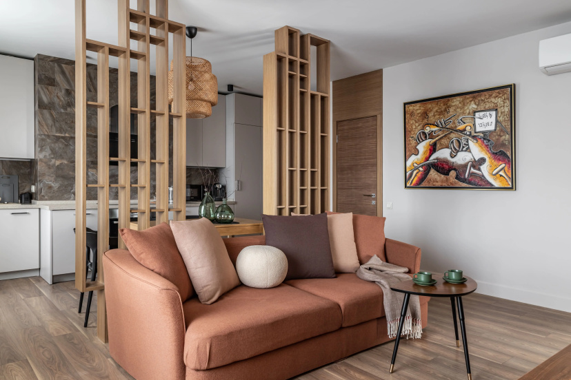 Квартира Moscow Deluxe Apartments Family suite city view-2 — отель с удобствами в Москве