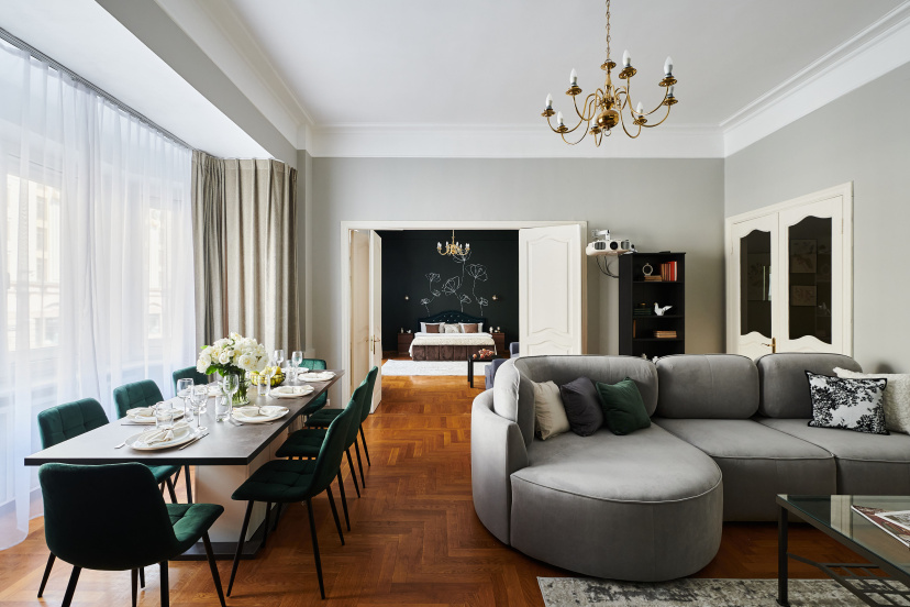 Квартира GM Apartments Шикарная Пятёрка с домашним кинотеатром — отель с удобным расположением в Москве