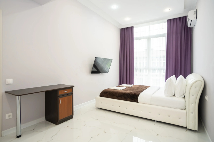 Apartamenty Red Apartments Art Lajt Siti Apartament Vol'ter — отель в Сириусе, Россия