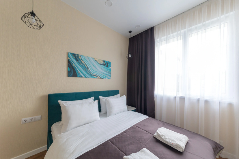 Апартаменты Red Apartments Арт Лайт Климт — отель с удобствами в Сириусе