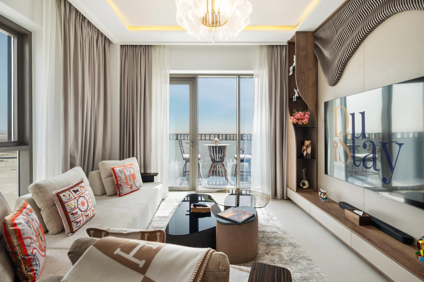 Apartamenty Tranquil luxury modern living at Pearl Horizon — забронировать отель в Дубае