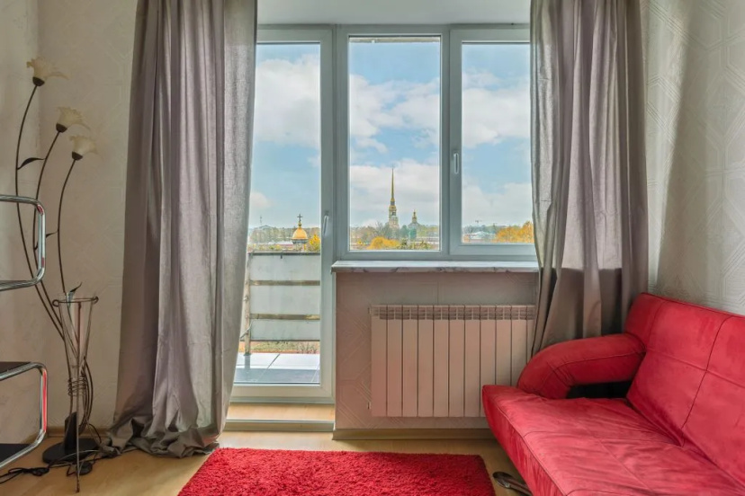 Цены на Апартаменты Sutki Rent с видом на Петропавловскую крепость в Санкт-Петербурге