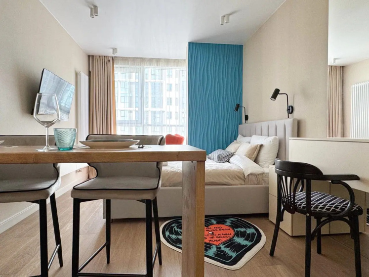 Квартира-студия 25 м² — забронировать отель в Сочи