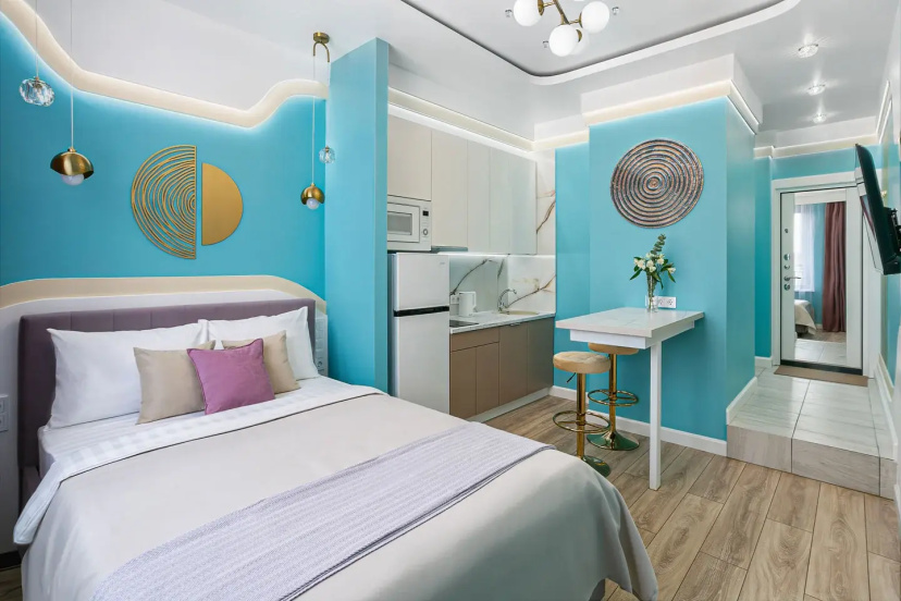 Апартаменты Room2day Seychelles — отель с удобным расположением в Санкт-Петербурге