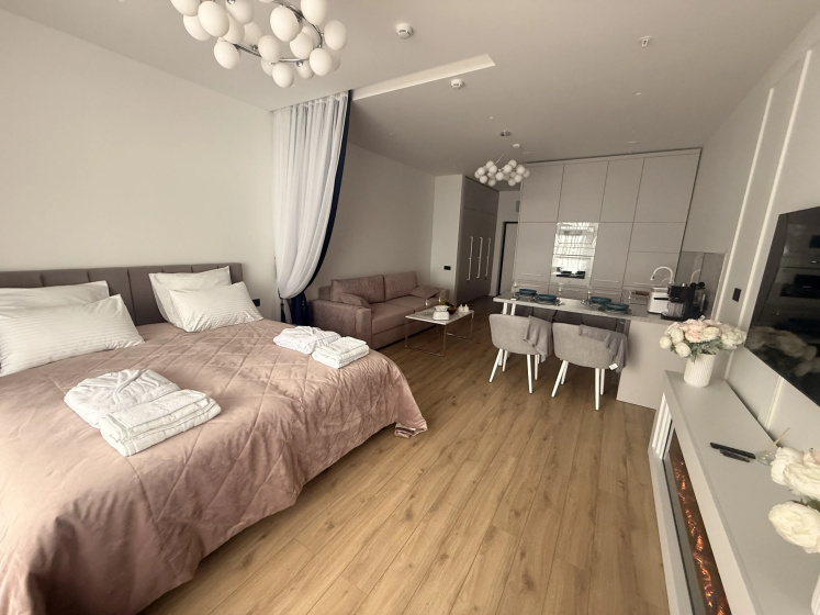 Апартаменты Santa Nika Vista с шикарным видом на море — забронировать отель в Светлогорске