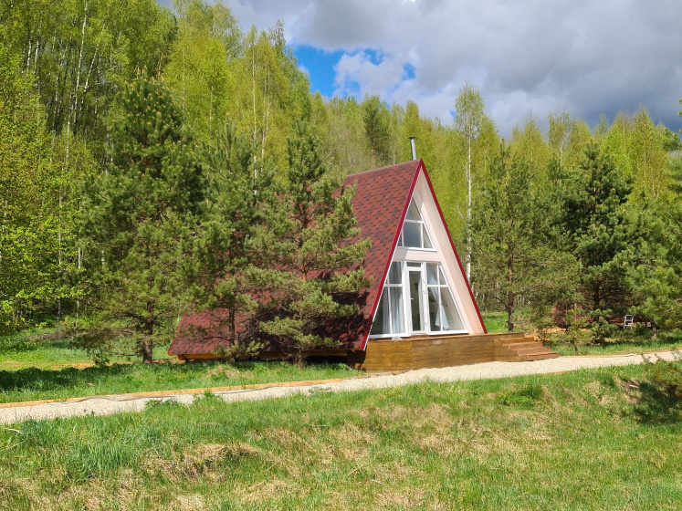 Гостевой дом A-frame на Форелевом хуторе — забронировать отель в Печоры