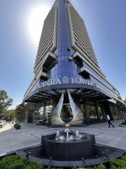 Апартаменты Уютная дизайнерская студия на 16 этаже в ЖК Modera Towers — забронировать отель в Ташкент
