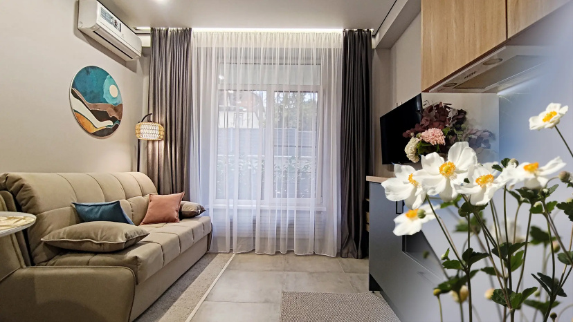 Apartamenty So spal'nej Gory Bassejn i sauna v  Centre Krasnoj Polany  Zit' v Gorah — отель в Эсто-Садок, Россия