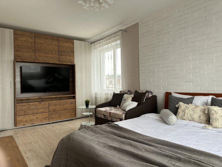 Kvartira IZI home Kamchatka s sikarnym vidom na vulkany — отель с удобствами в Петропавловск-Камчатский