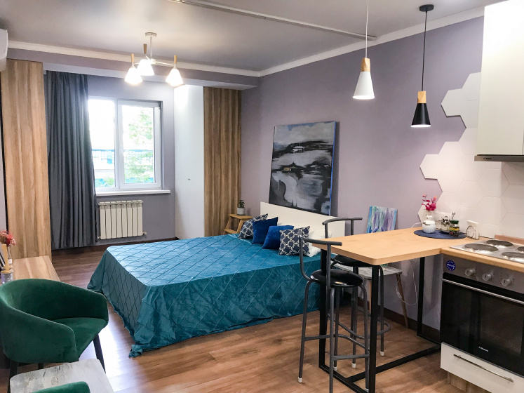Adt Violet Apartments — отель с удобствами в Алматы