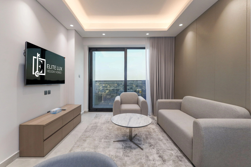 Апартаменты Elite  Stylish 1BR in JVT | Cloud Tower JVT — отель с удобным расположением в Дубае