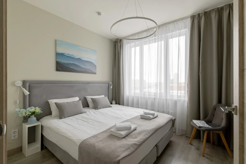 Апартаменты Rental РенталСПб на Переулке Витебский 101 Корпус 1 — отель с удобствами в Санкт-Петербурге