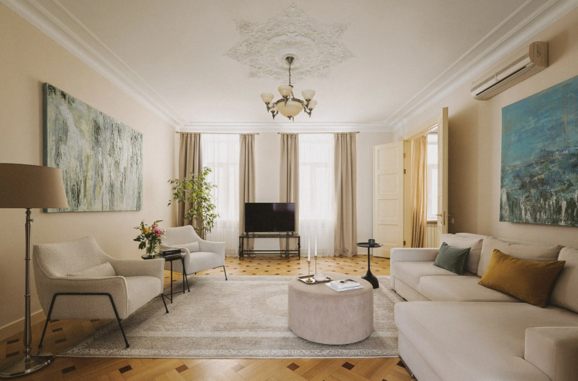 Апартаменты Minin Apartments у Эрмитажа 130 кв.м. — отель с удобным расположением в Санкт-Петербурге